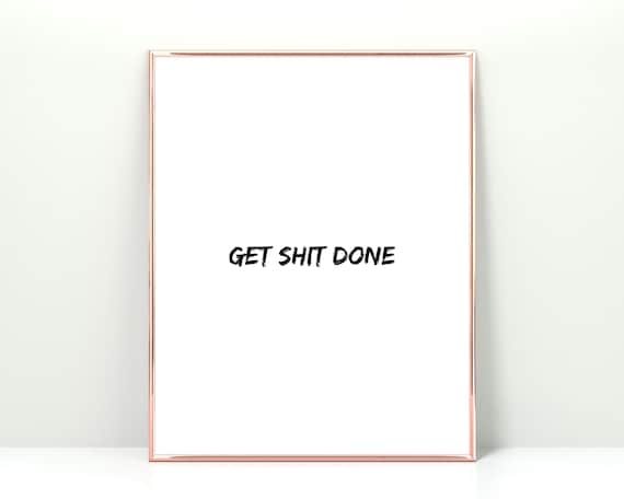 I Do What I Want Typography Poster Black On White Minimalist Art