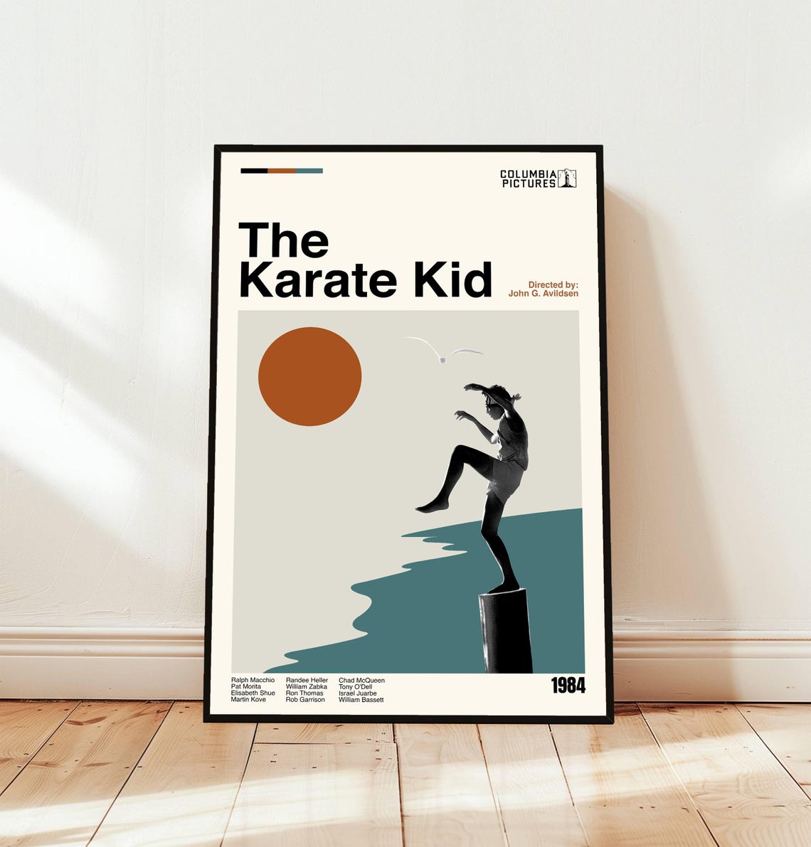 The Karate Kid 1984 Martial Arts Classic Minimalist Movie Poster