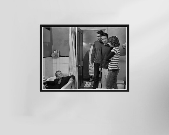 How I Met Your Mother Funny Bathroom Scene TV Show Still Poster