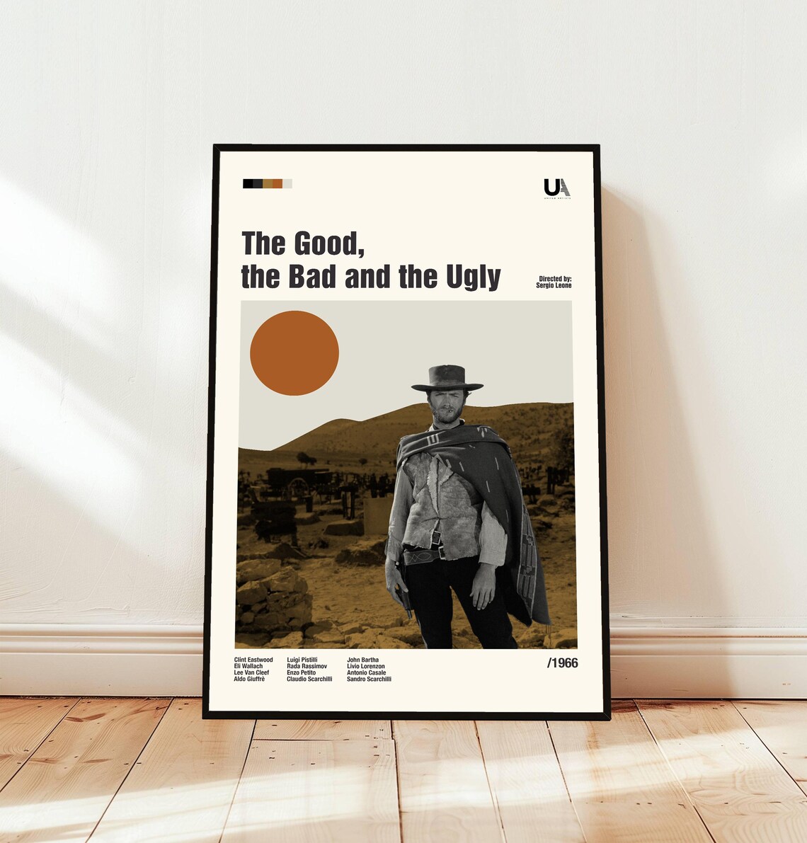 The Good The Bad And The Ugly 1966 Clint Eastwood Western Poster