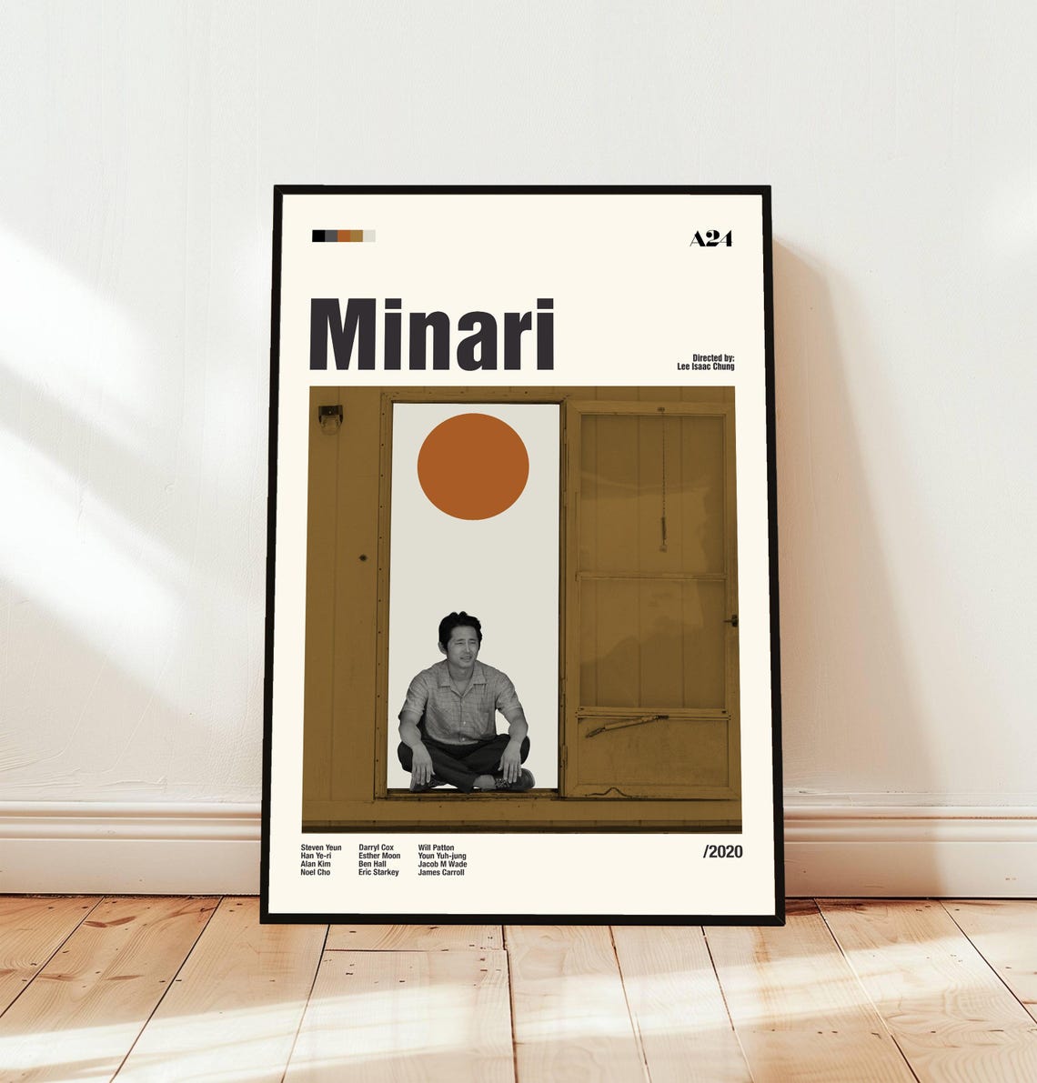 Minari 2020 A24 Lee Isaac Chung Steven Yeun Drama Movie Poster