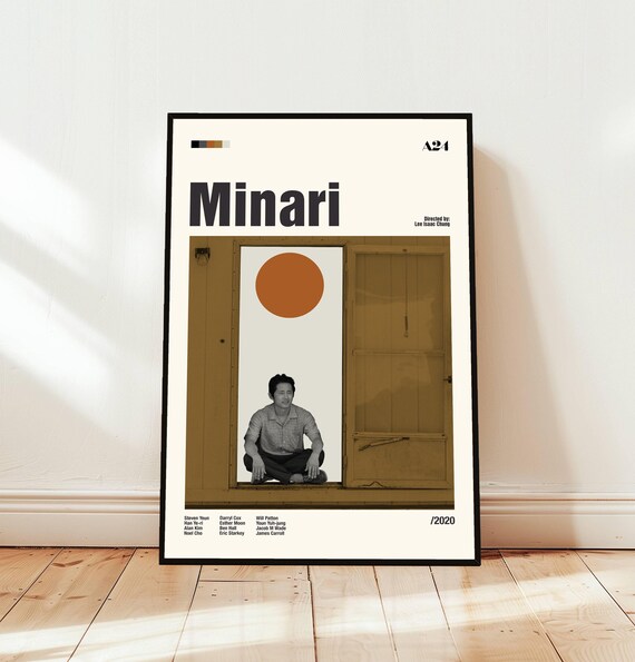 Minari 2020 A24 Lee Isaac Chung Steven Yeun Drama Movie Poster