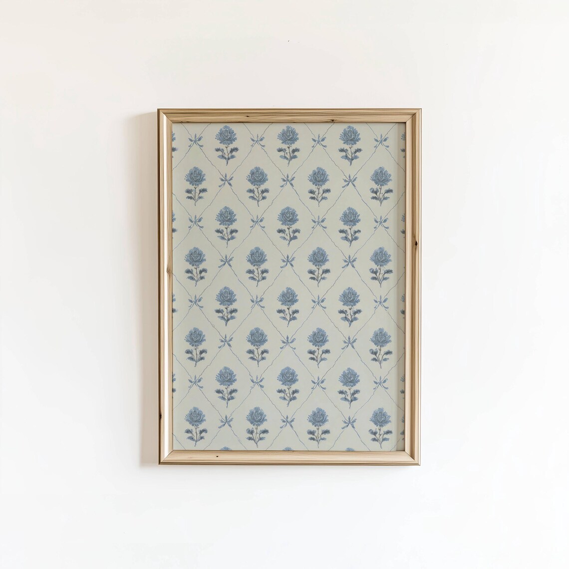 Vintage Floral Tapestry Art Print