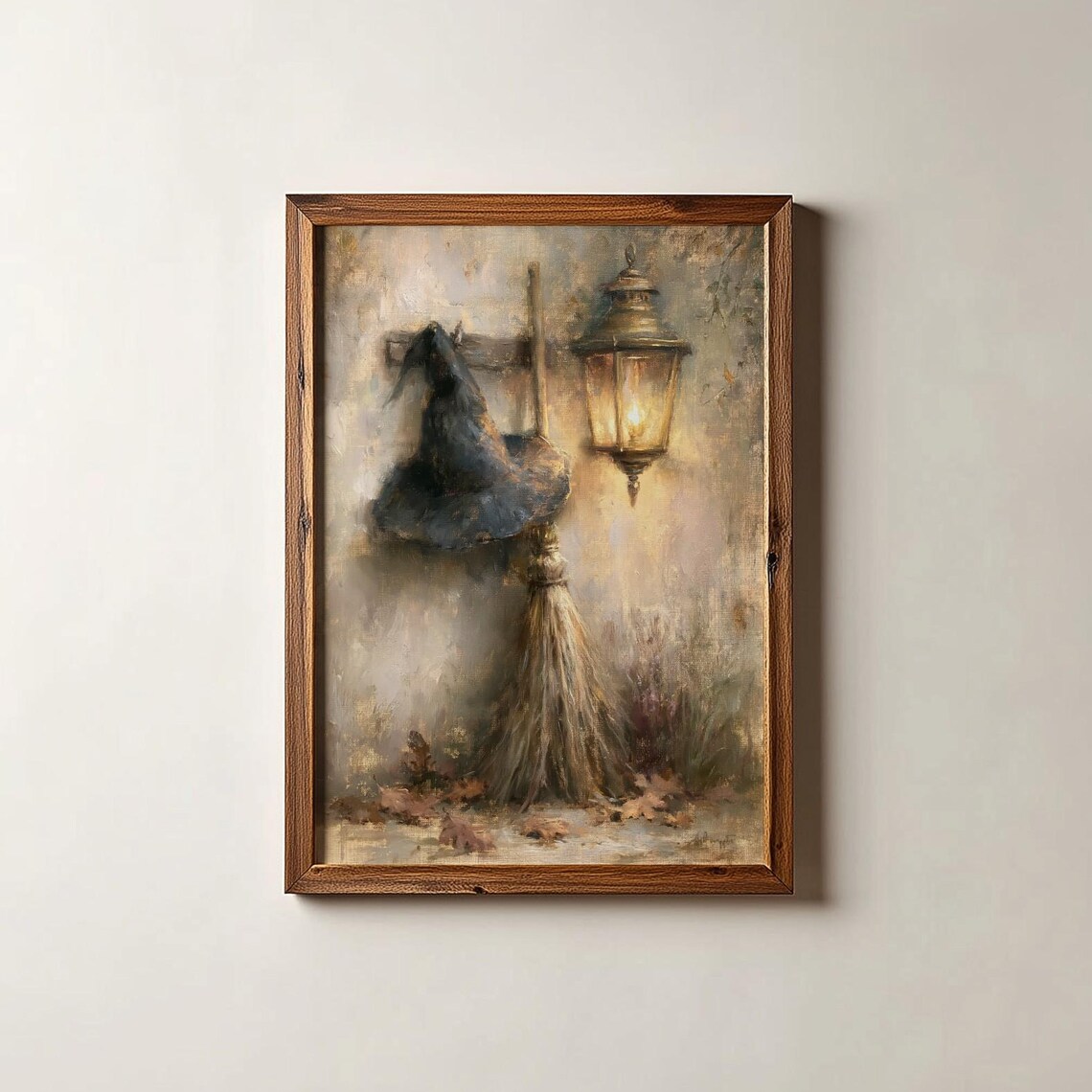 Witch Art Print, Halloween Autumn Wall Art