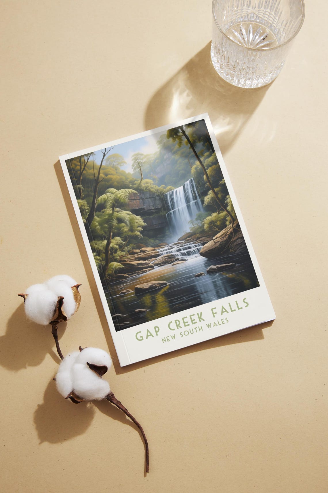 Gap Creek Falls New South Wales Forest Waterfall Travel Poster - Image 3