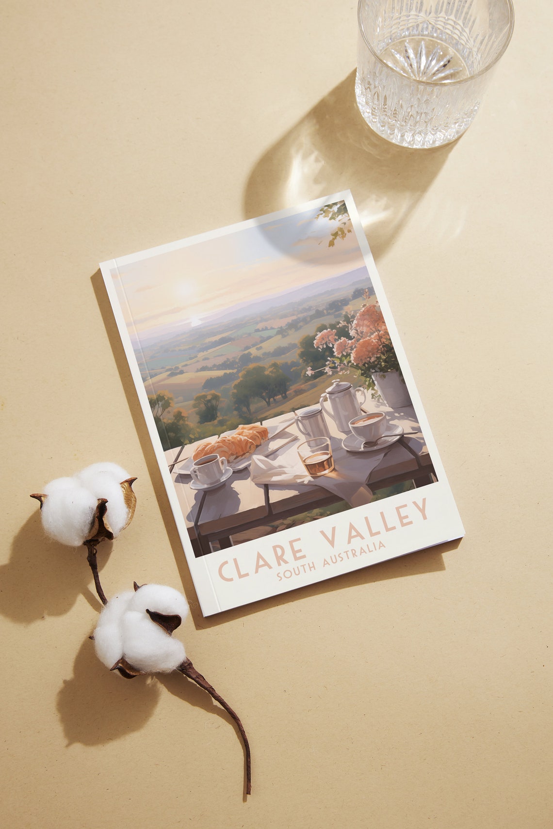 Clare Valley South Australia Poster with Sunrise Breakfast Spread - Image 4
