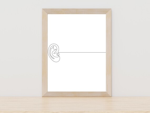 Ear Line Art