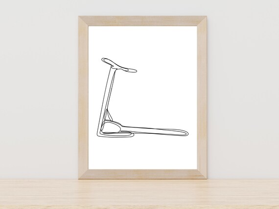 Treadmill Line Art