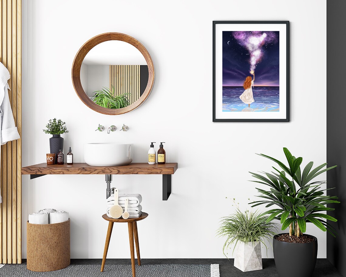 Create Your Magic Celestial Fantasy Art Print - Image 2
