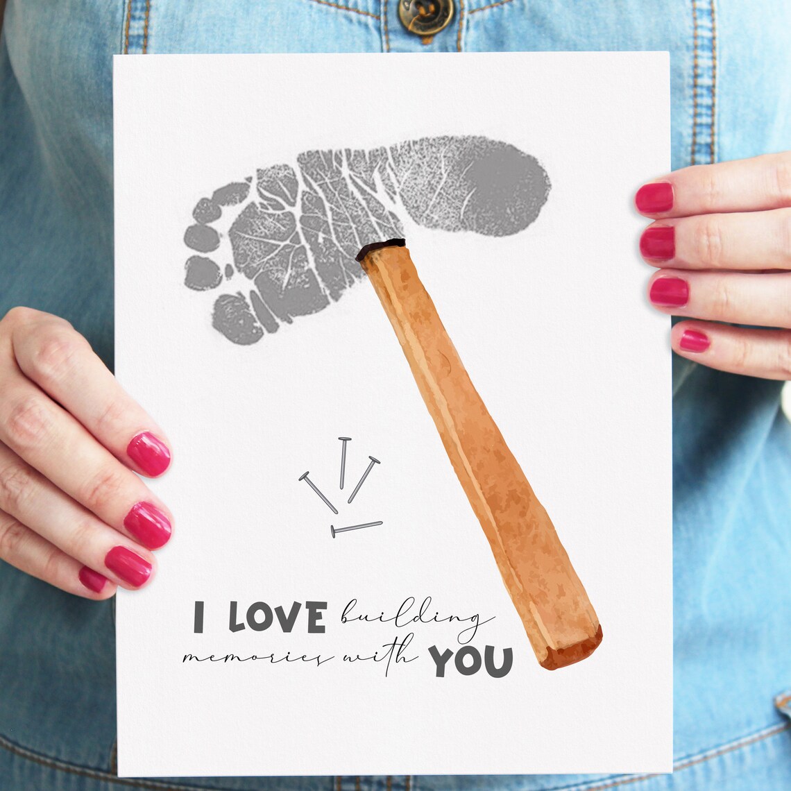 I Love Building Memories With You Keepsake Print - Image 4