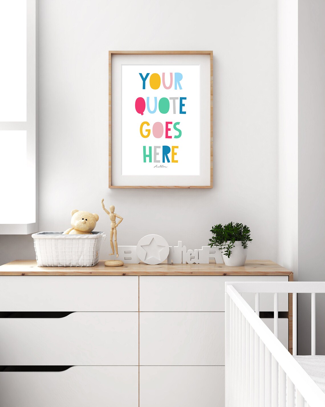Custom Nursery Quote Kids Room Decor Art Print - Image 4