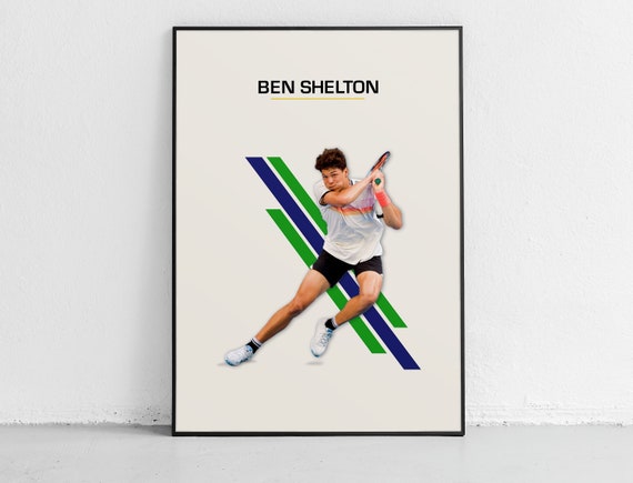 Ben Shelton Poster Tennis Poster Ben Shelton Shelton Shelton Poster Ben Shelton Prints Minimalist Design Download