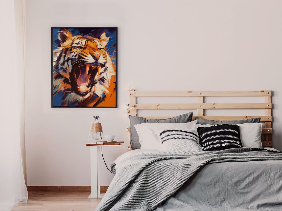 Wildcat Panther Gift For Her Bold Apex Cat Decor Bengal Tiger Wildlife Cat - Image 7