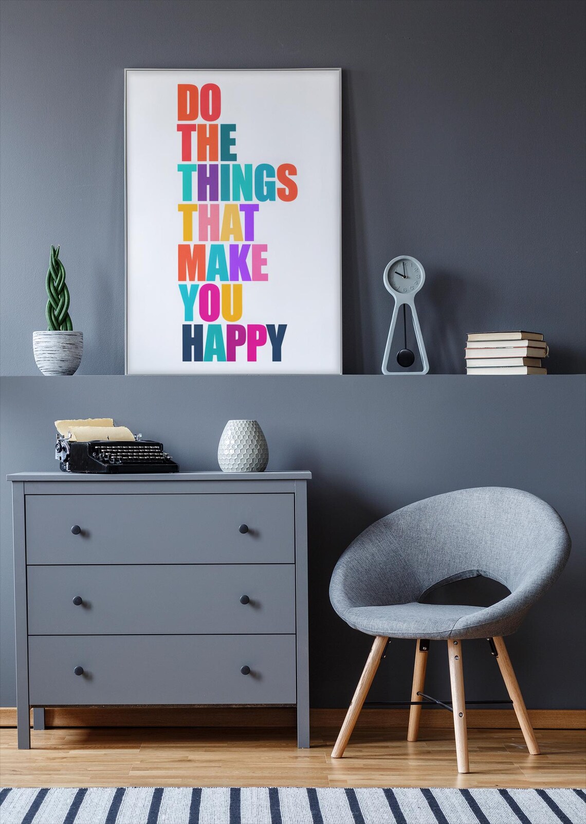 Do What Makes You Happy, Inspiring Home Office Decor - Image 8