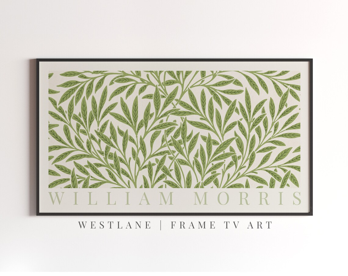 Vintage Modern Botanical Pattern Art Print - Image 2