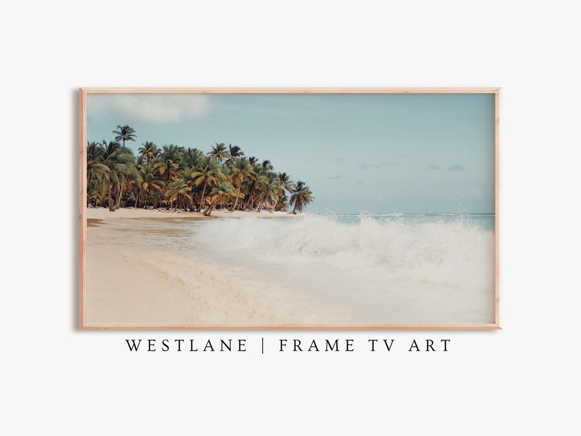 Tropical Summer Beach Coastal TV Art