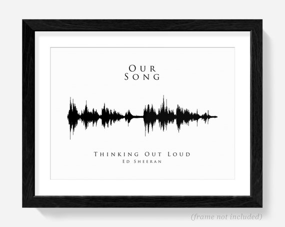 Sound Wave Art Print, Wedding, First Dance Gift