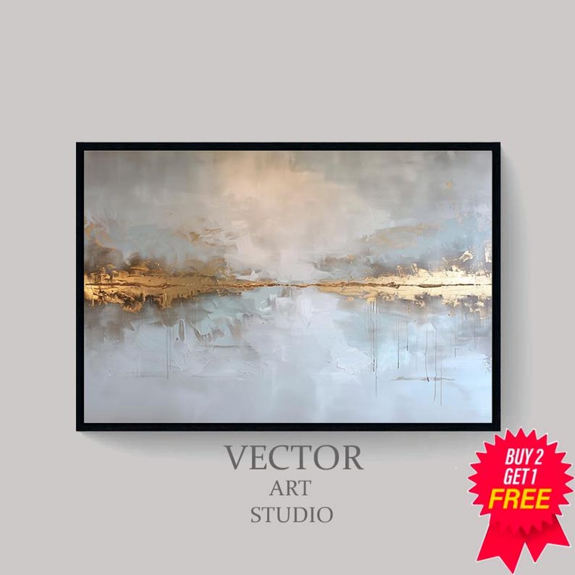 Large Abstract Painting Large Modern Wall Art Abstract Collage Neutral Wall Art Abstract Art - Image 4