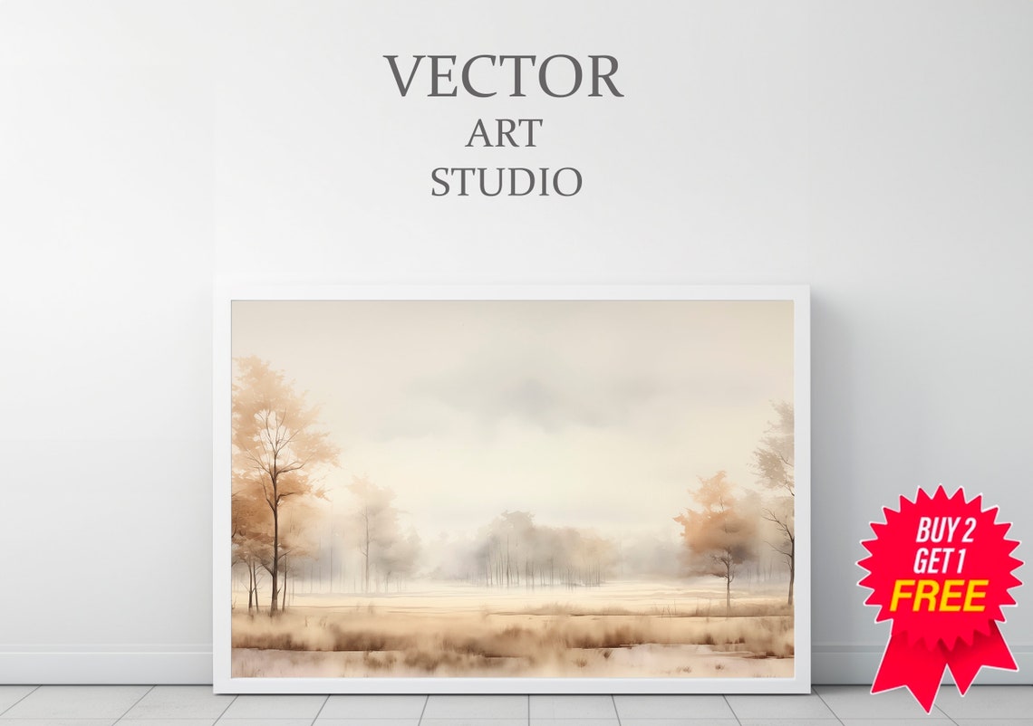 Summer Sunset Landscape Painting Frame Tv Art Easter Watercolour Tv Decor Vintage Style Spring Country Muted Scenery Screensaver - Image 3