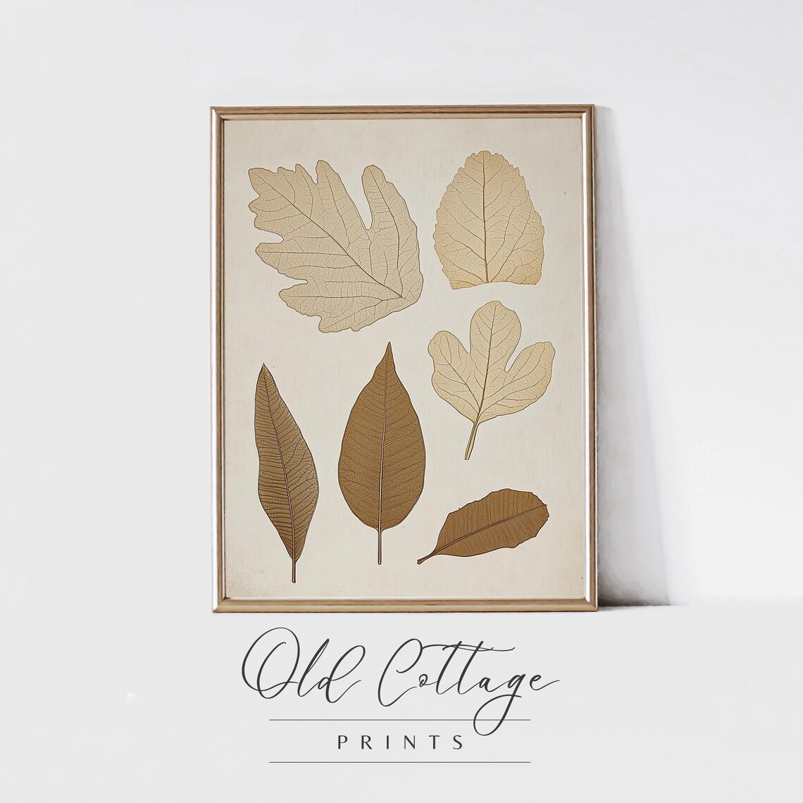 Autumn Array Botanical Leaf Art, Fall Decor
