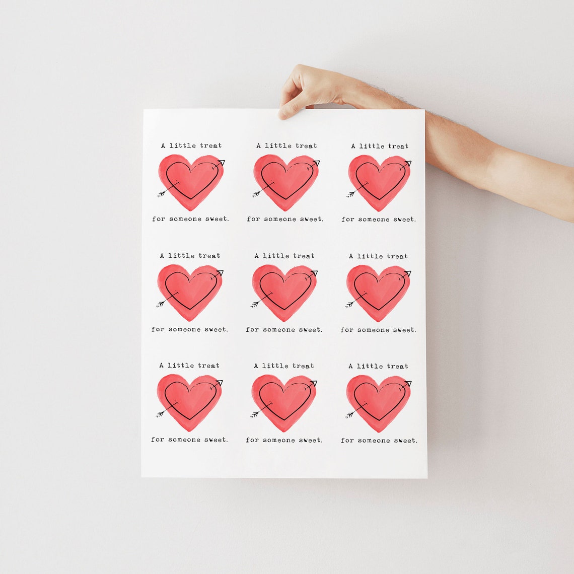 A Little Treat For Someone Sweet Valentine Gift Tags Printable Art
