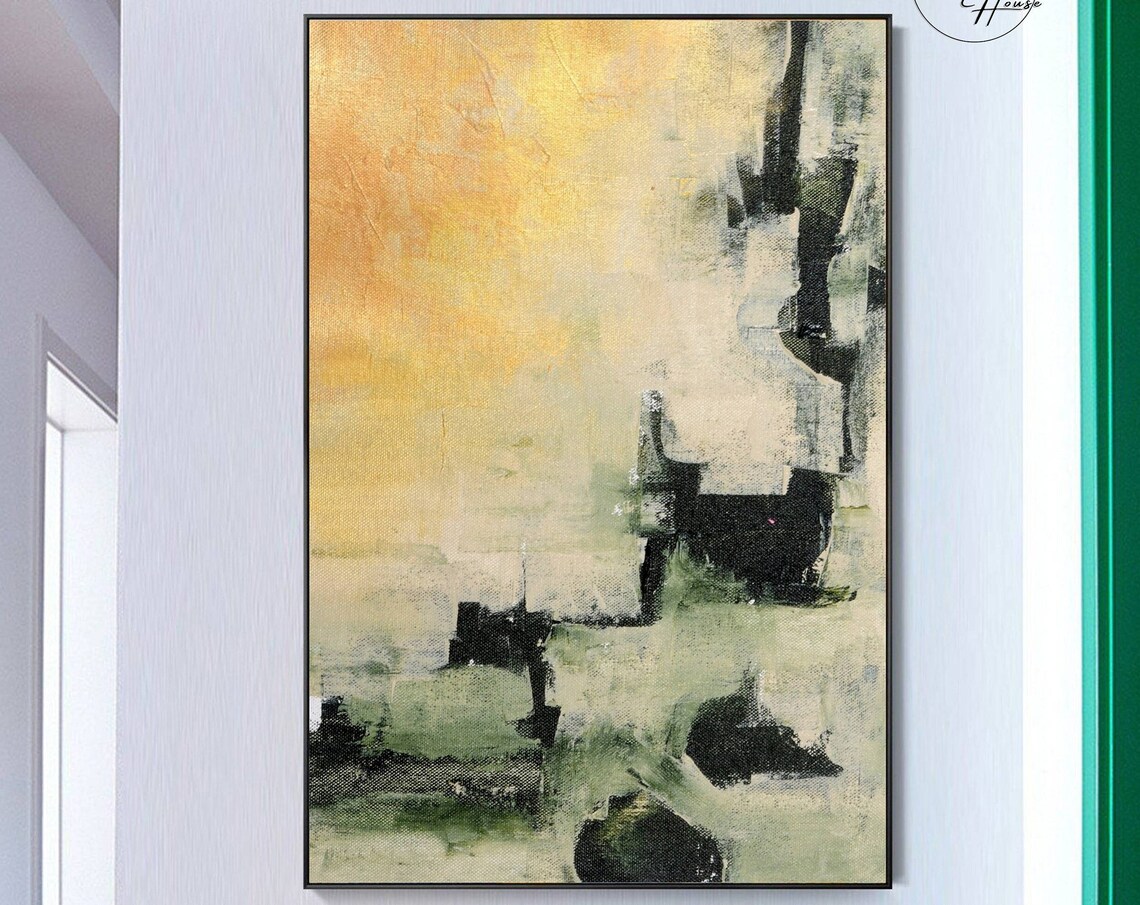 Abstract Acrylic Painting, Modern Wall Art Print