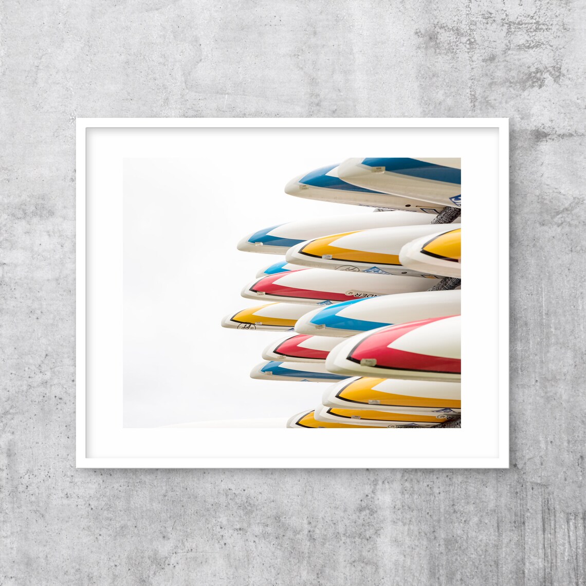 Outrigger Canoe Hawaii Abstract Travel Art Print - Image 2
