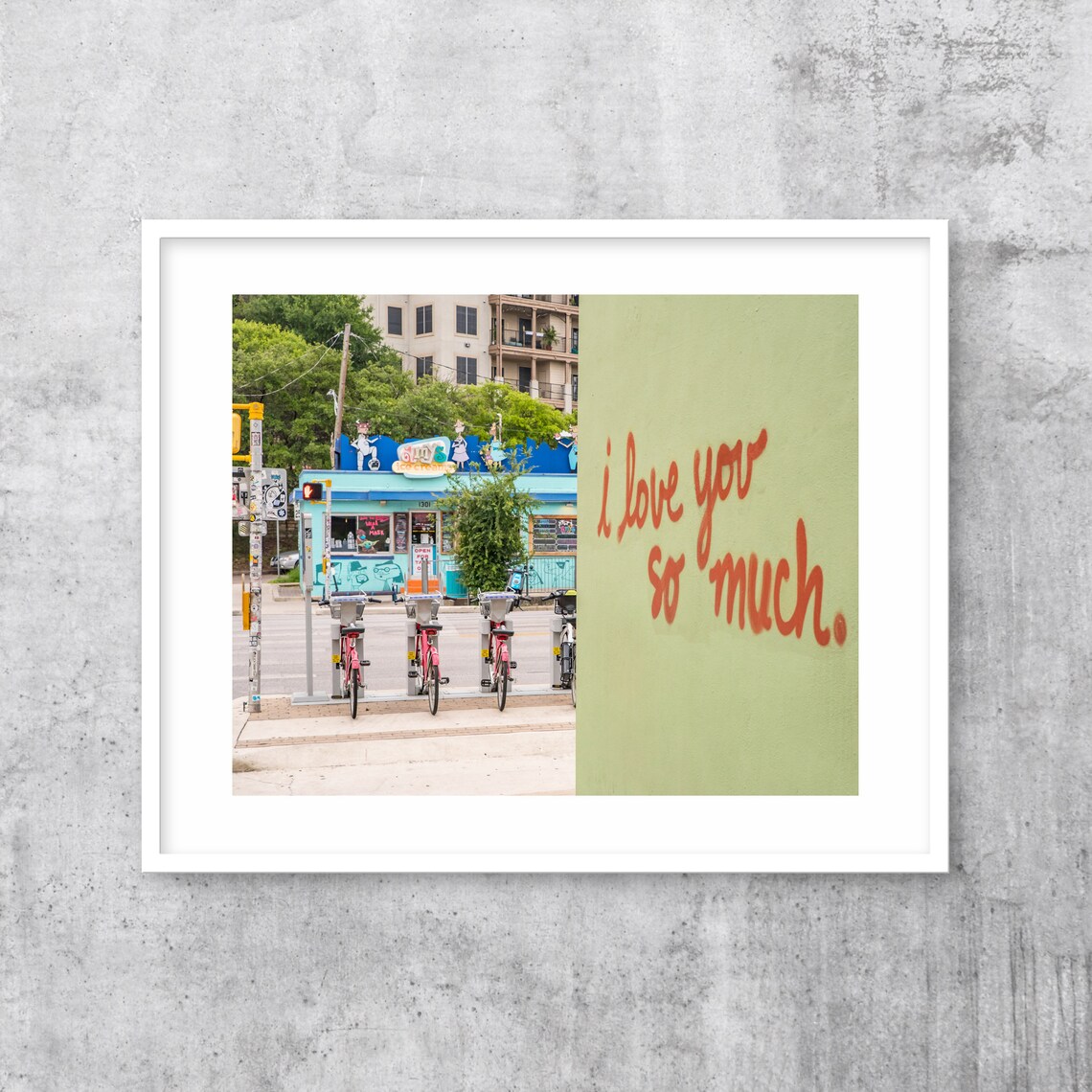 Austin Tx I Love You So Much Travel Poster - Image 3