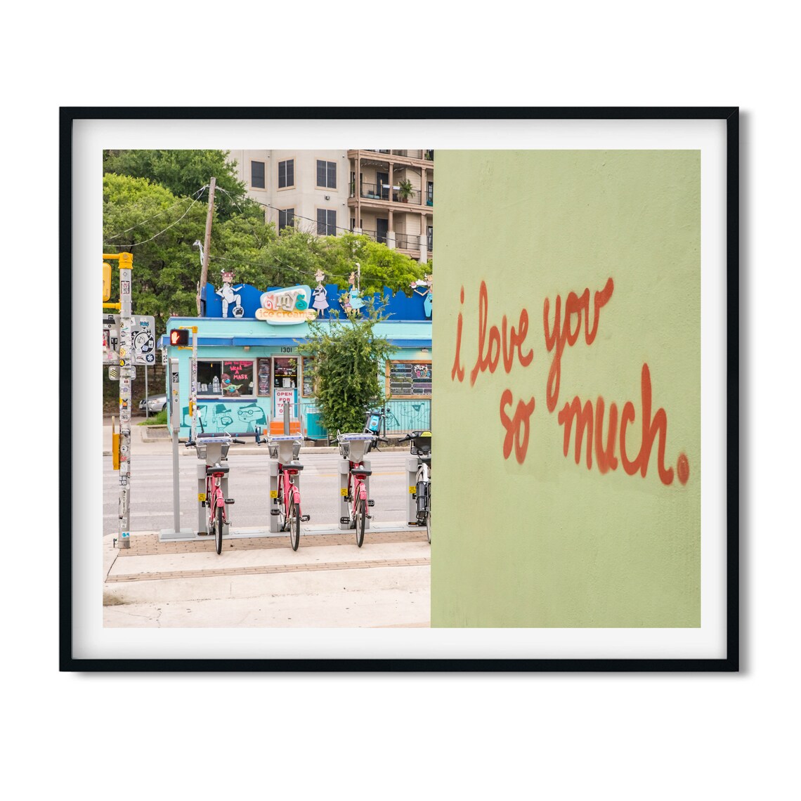 Austin Tx I Love You So Much Travel Poster - Image 2