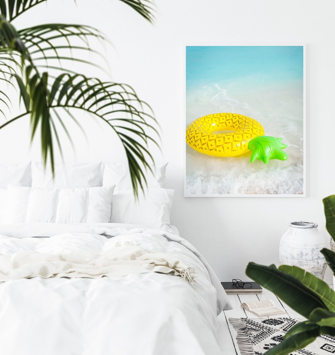 Pineapple Print Fruit Wall Art Kitchen Decor Tropical Large Poster Beach Modern Minimalist Kids Decor - Image 2