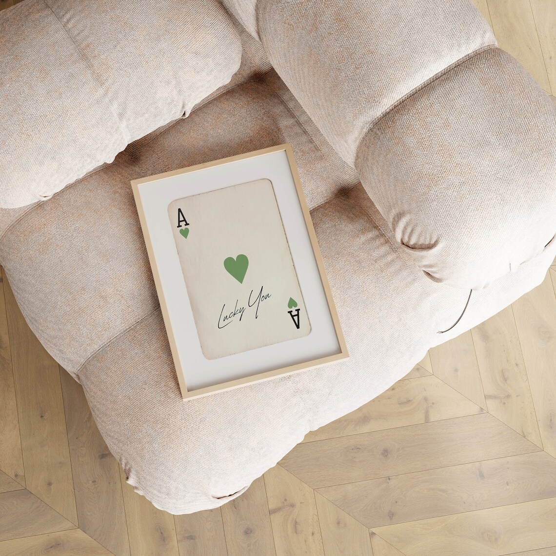 Ace Of Hearts Inspirational Quote Art Print - Image 2