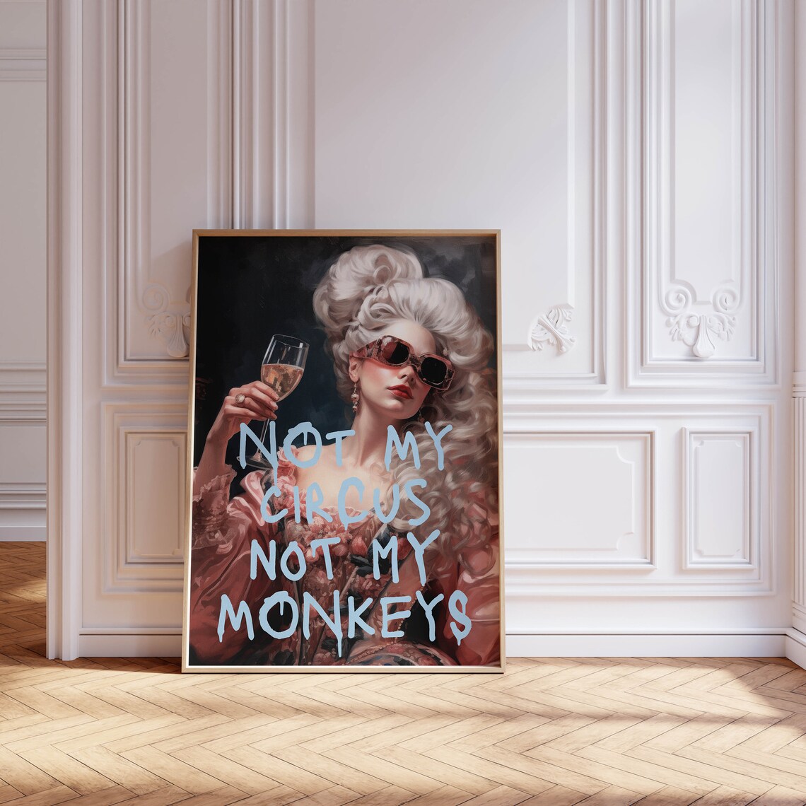 Altered Art Maximalist Funny Vintage Bar Poster - Image 2