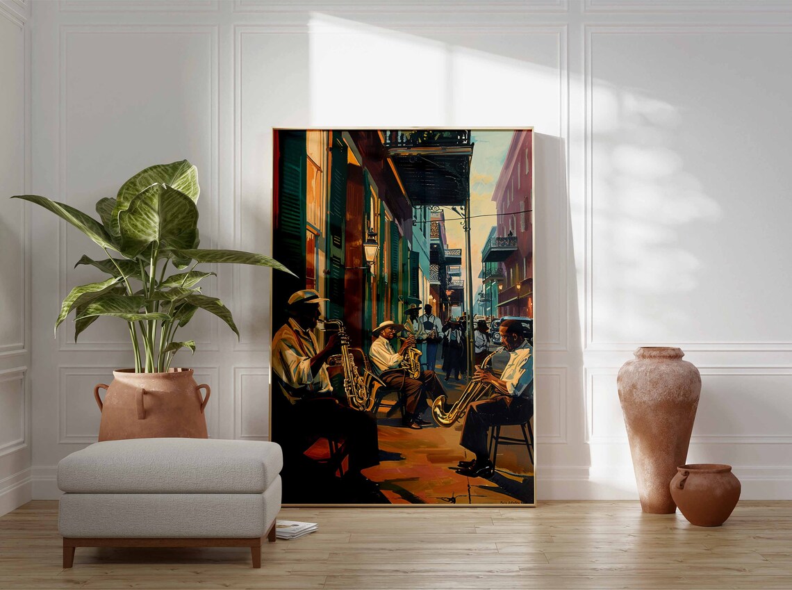 Jazz Music Retro Poster, Music Lover Gift - Image 3