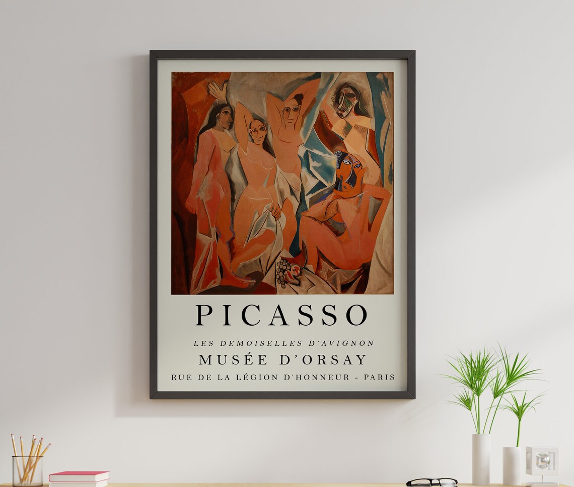 Les Demoiselles d'Avignon, Picasso-Inspired Abstract Art Print - Image 2