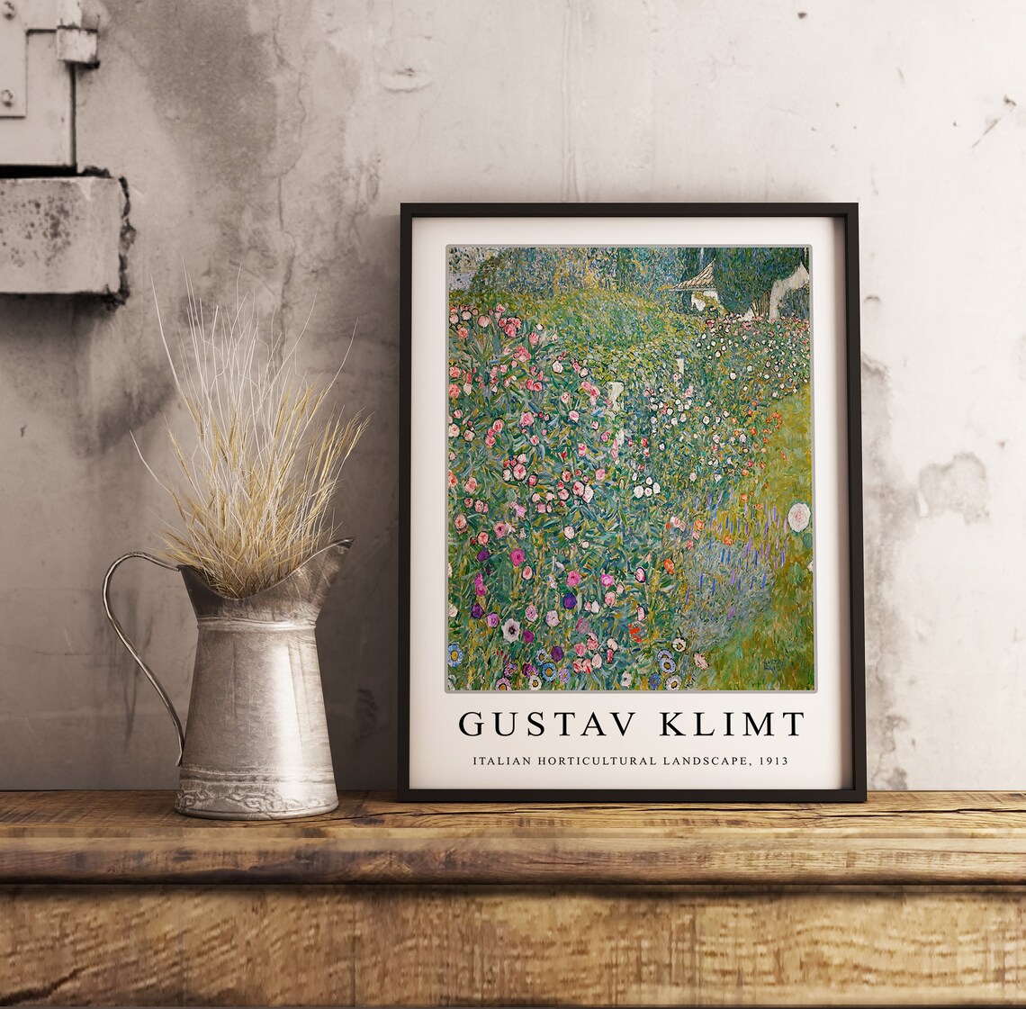 Gustav Klimt Floral Art Nouveau Poster Print - Image 2