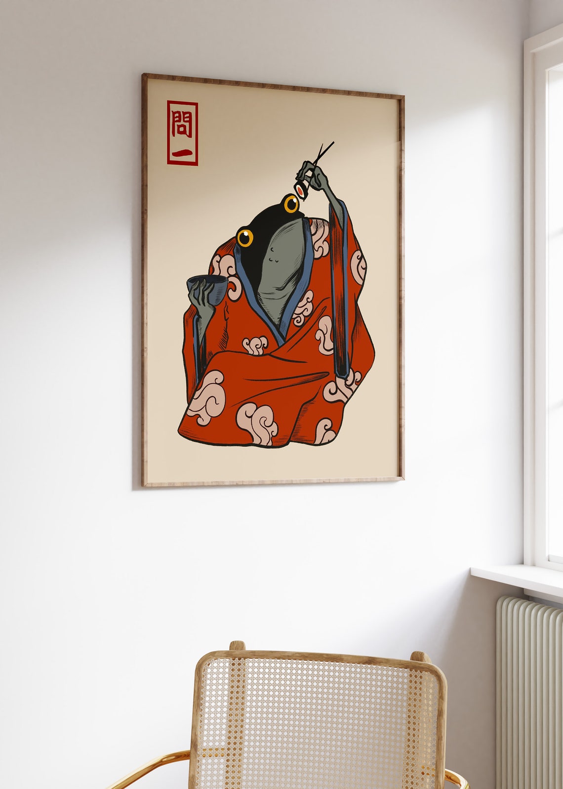 Matsumoto Hoji Art Print Japanese Poster Frog Matsumoto Hoji Vintage Art Print Animal Art Funny Animal Print Gift A1a2a3a4 - Image 2