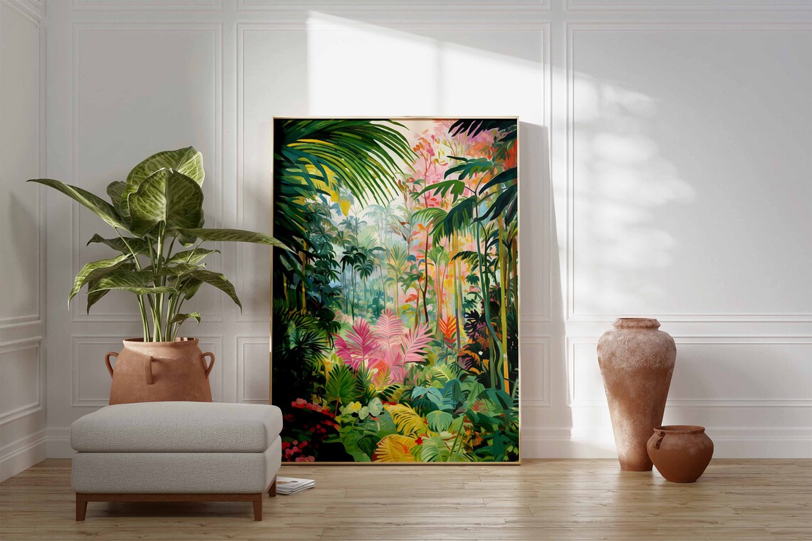 Caribbean Scenery Tropical Decor Art Print - Image 2