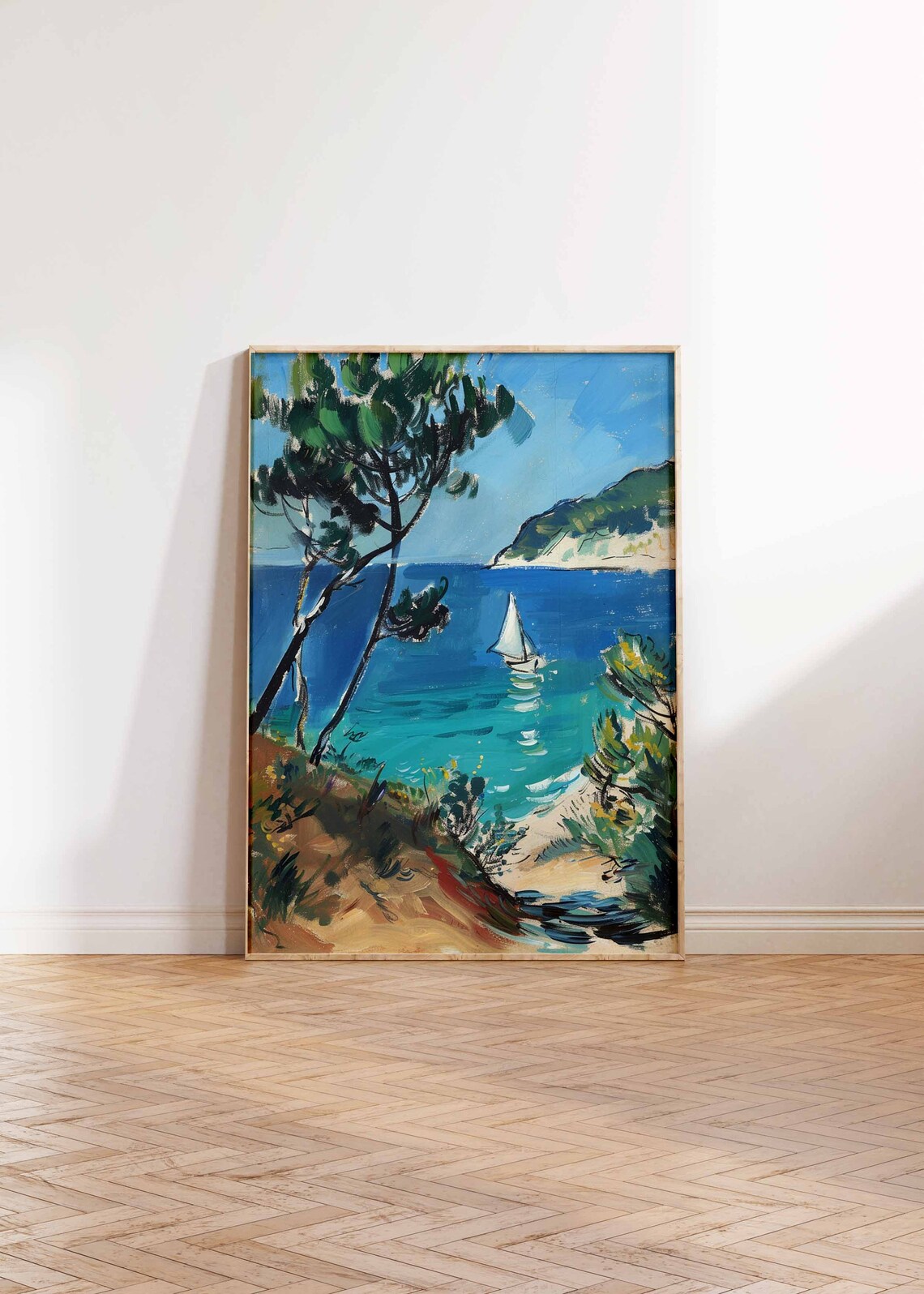 Sailing Poster, Nautical Bathroom Decor Art Print - Image 2