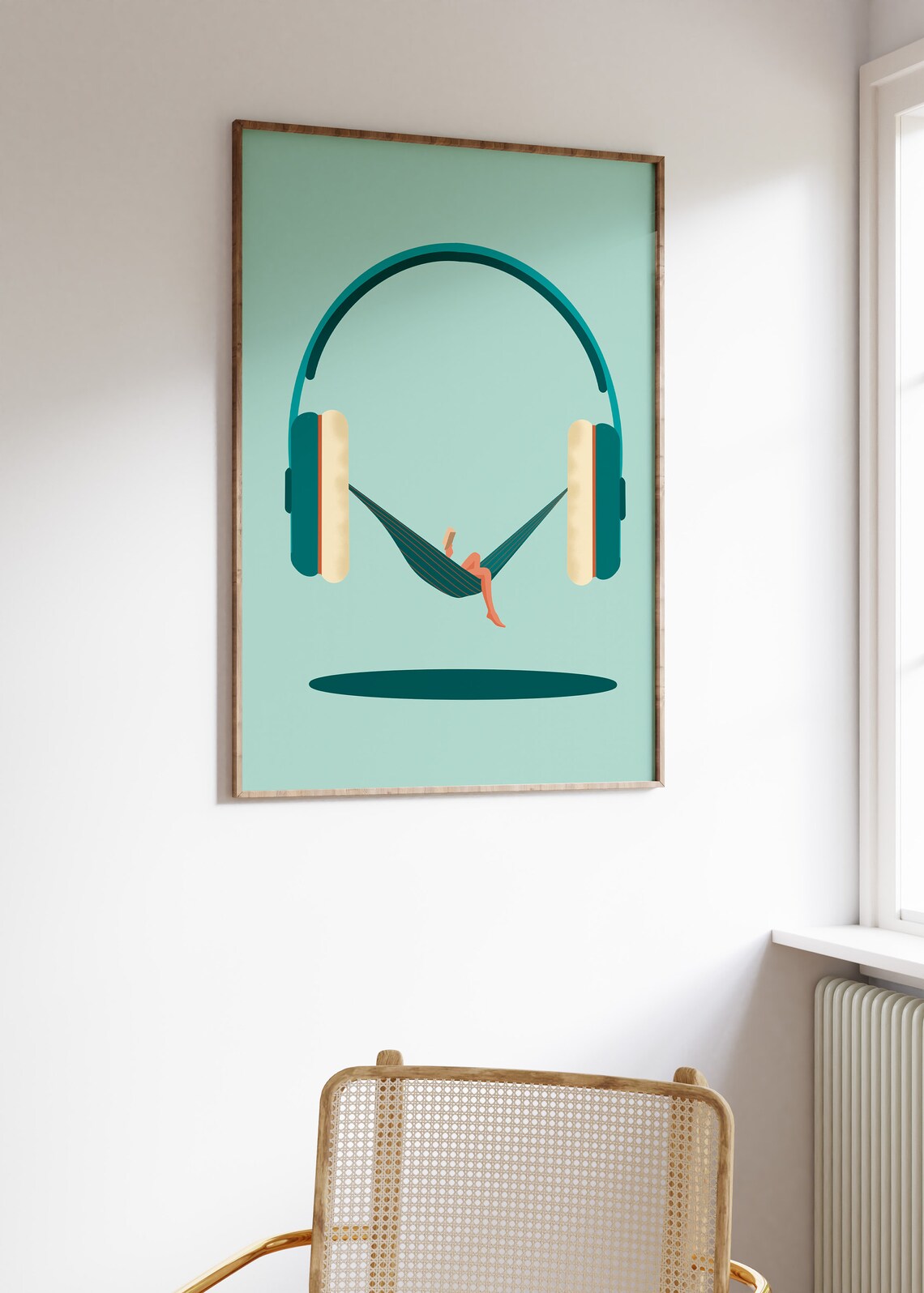 Music Illustration Poster, Music Decor Wall Art Print - Image 3