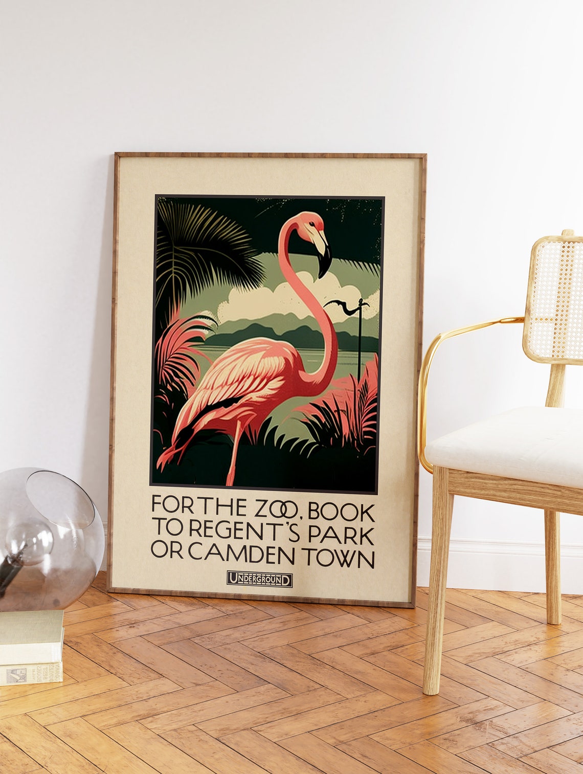 London Zoo Vintage Animal Art Print - Image 2