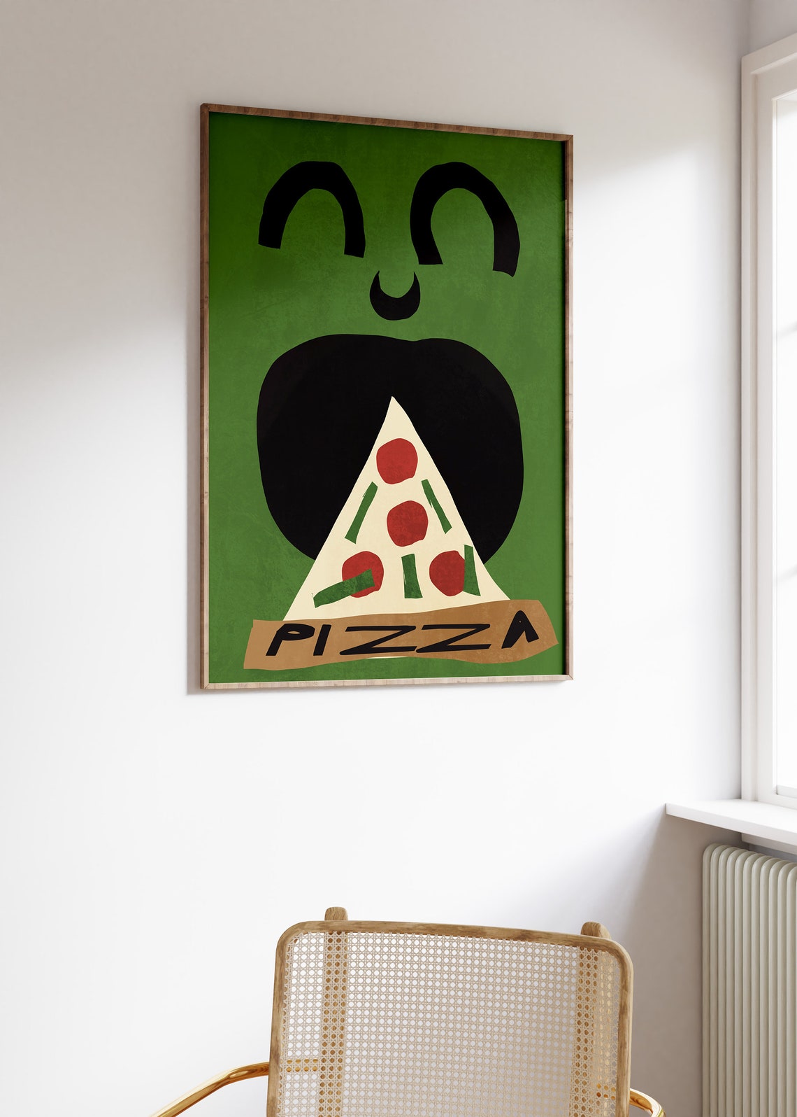 I Love Pizza Poster Pizza Print Food Art Kitchen Decor Food And Drink Art Food And Drink Poster Wall Art Italian Food A1a2a3a4 - Image 3
