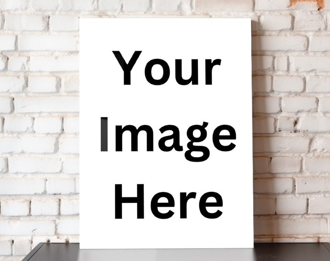 Custom Personalized Photo Print Add Your Own Image Wall Decor Gift