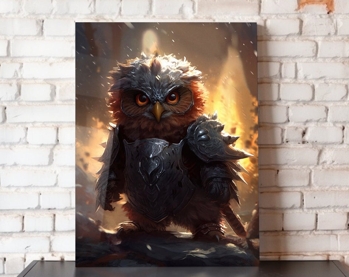 Owl Knight Poster