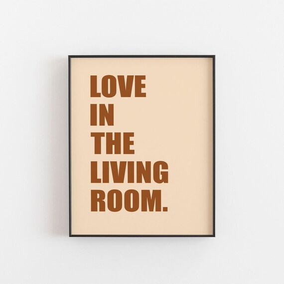 Heartwarming Typography Poster, Housewarming Gift