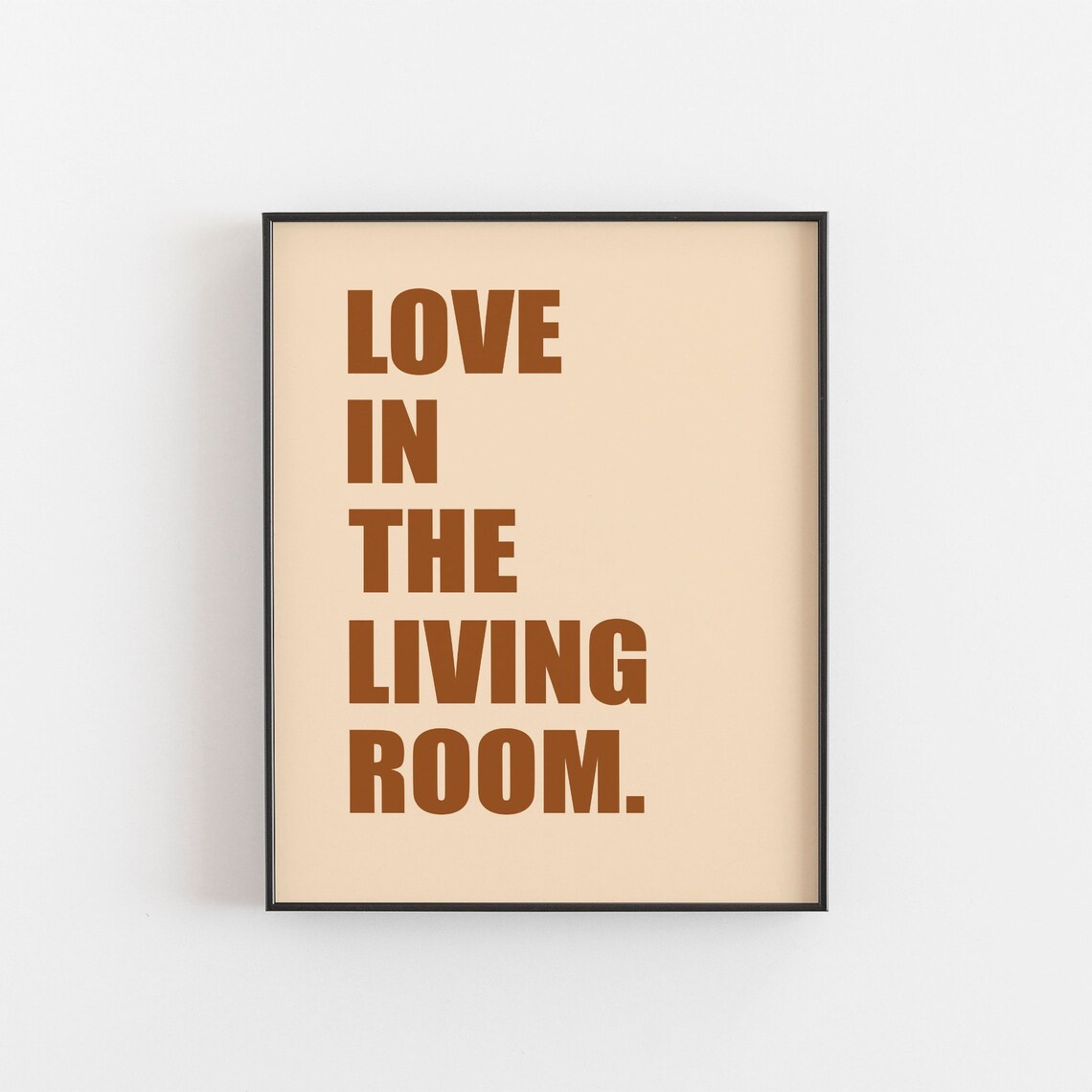Heartwarming Typography Poster, Housewarming Gift