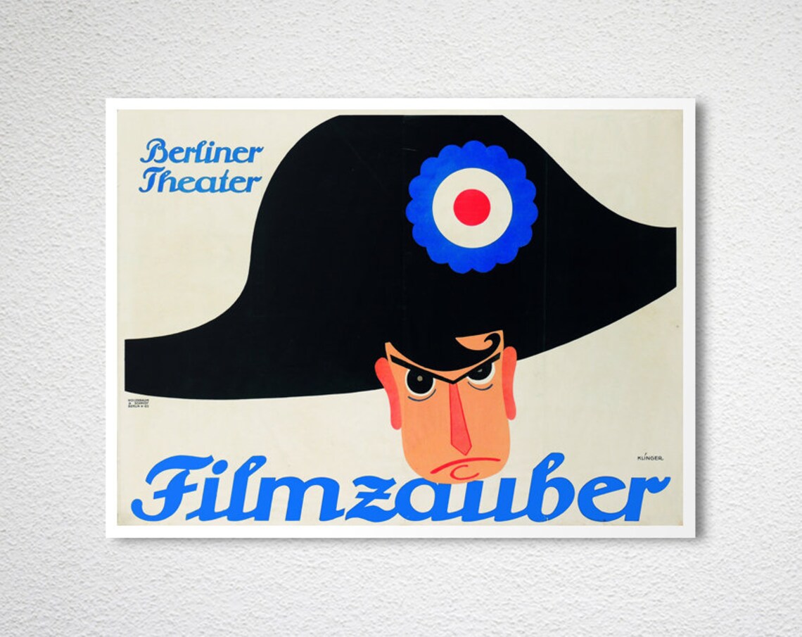 Berliner Theater Filmzauber Julius Klinger Vintage Theater Poster - Image 2