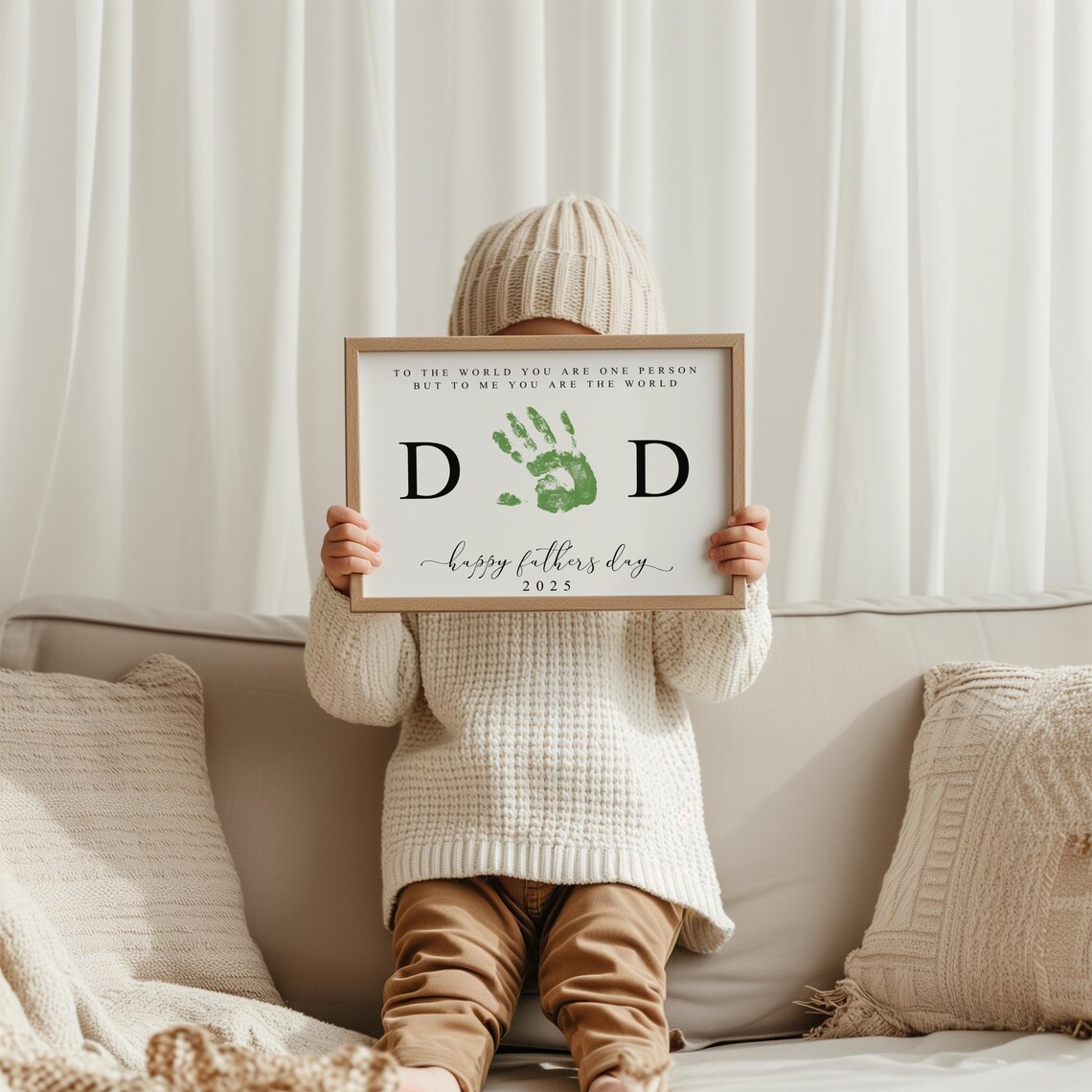 Father's Day Handprint - DIY Craft Art - Image 4