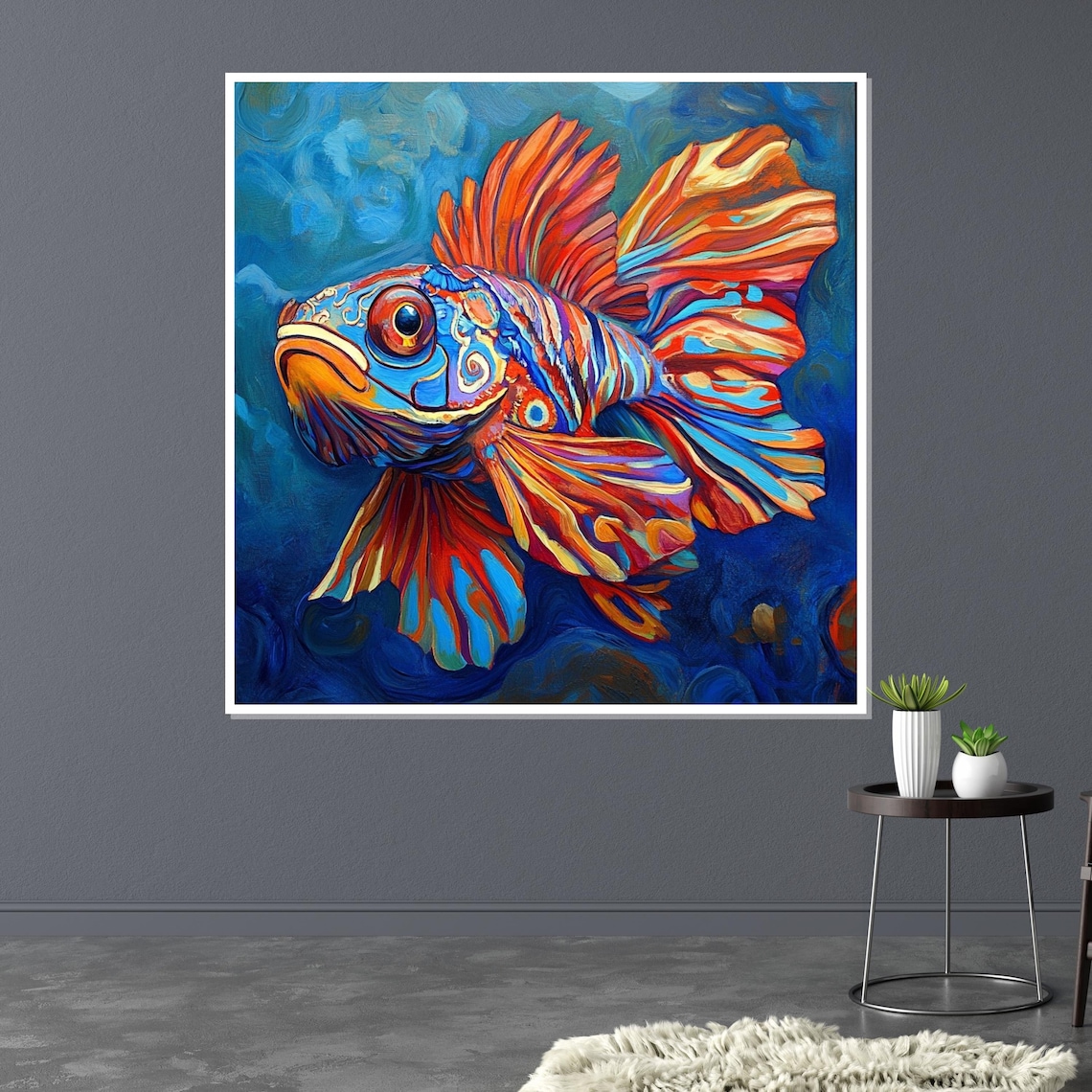 Colorful Fish Sea Life Art Print, Ocean Decor - Image 3