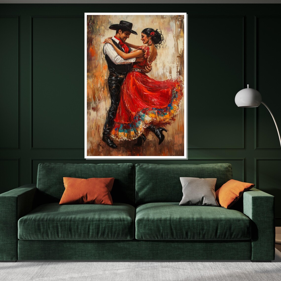 Flamenco Dance Spanish Dancers Art Print - Image 3