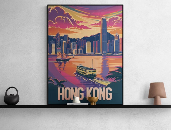 Custom Vintage Travel Poster File Artistic Home Display Print Perfect For Travel Enthusiasts